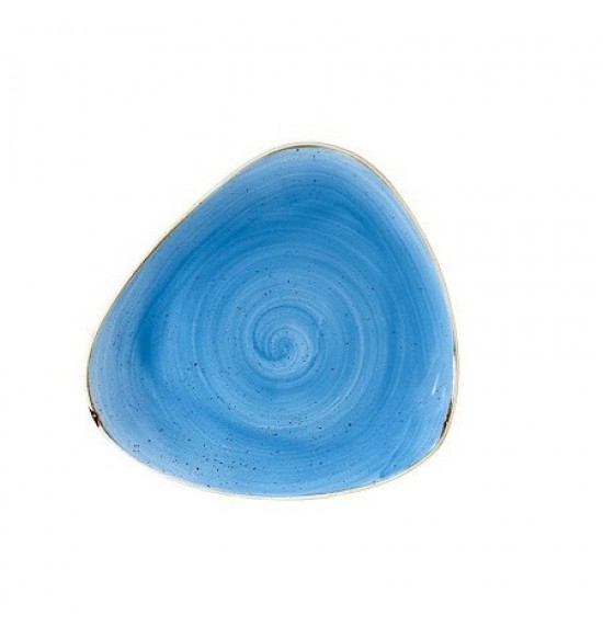 STONECAST COR. BLUE ker. háromszög tányér 22,9cm